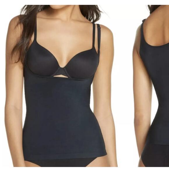 SPANX Other - Spanx ‎ Women’s Very Black Thintuition Shaping Cami Size 1X Slimming Tank NWT